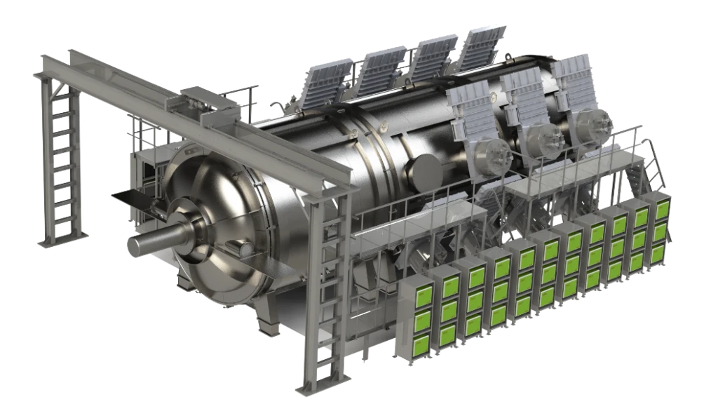 Вакуумный стенд для отработки мощных импульсных водородных плазменных двигателей